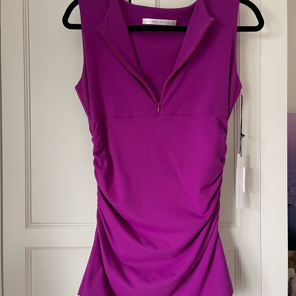 Susanna Monaco NWT sleeveless top L